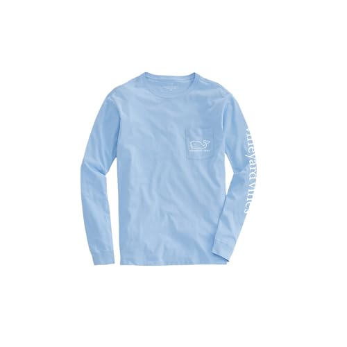 Image of Vineyard Vines Girls Vintage Whale Long-Sleeve Pocket Tee