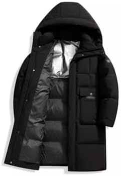 Youth Casual Fashion Coat Down Jacket In The Long Men&#39;s Winter Hat Money Is Thickened To Keep Warm