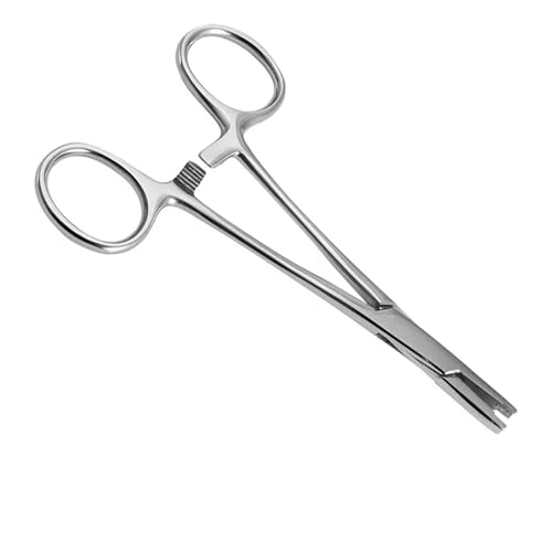Pince Piercing en Acier Inoxydable pour Boules 3-5mm, Pince à Piercing de Précision pour Bijoux Corporels, Outil Pince Piercing Oreille Nez Lèvre Nombril...