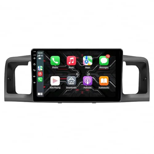 Autorradio con Mirror Link y Airplay para reproducir vídeos en Toyota Corolla