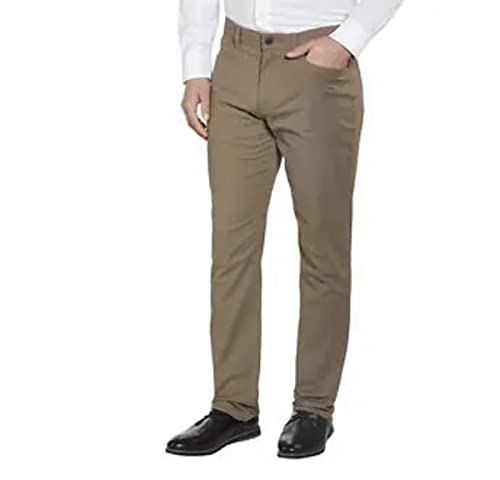 English Laundry Men's 5 Pocket Slim Straight Stretch Midway Pant (as1, Waist_Inseam, Numeric_40, Numeric_29, Regular, Regular, 308 Walnut Brown, 40W x 29L)