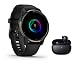 Produktbild Garmin Venu 2 Plus - GPS Fitness Smartwatch mit Bluetooth Telefonfunktion und Sprachassistent - Musikplayer & Herzfrequenzmessung - schwarz schiefergrau inkl. Bluetooth Headset