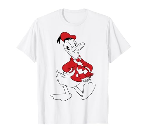 T-shirt hiver Donald Duck Disney vetement Noel et haut graphique