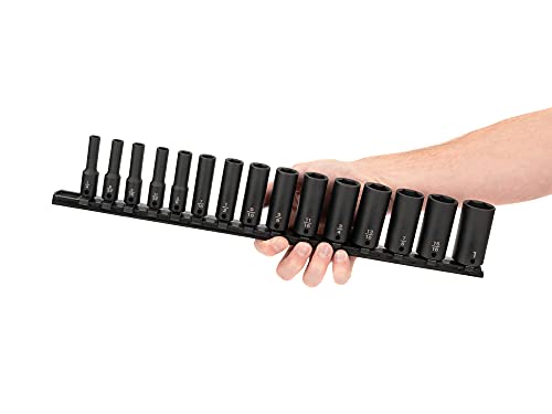 Image of TEKTON 3 /8 Inch Drive Impact Socket Set, 15-Piece | SID91105