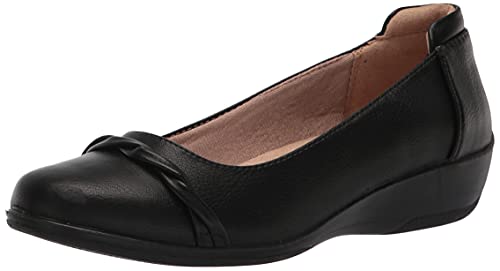 LifeStride Womens Impact Loafer, Black, 10 Wide US
