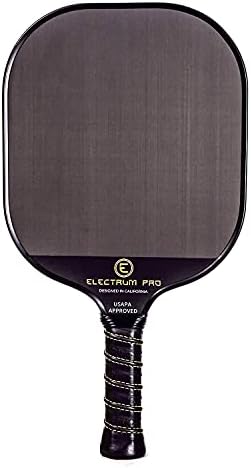 Electrum Pro Paddle - Electrum Pickleball - USAPA Approved | Carbon Fiber Surface | Polypropylene Honeycomb Core | Best Paddle for Spin and Power | Lightweight