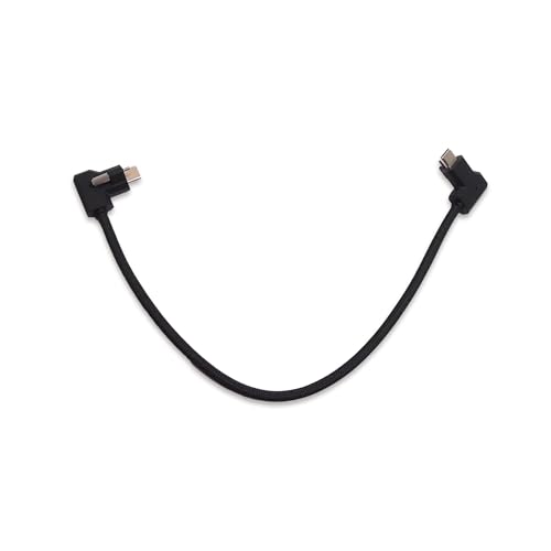Image of XLCS Locking EVF Cable for Blackmagic Pyxis and URSA Cine 12K - USB-C 3.1 /3.2-20Gbps - 100W Power - Secure Lock - High-Speed Pyxis Monitor Cable - Durable and Reliable (30cm /12) - Black