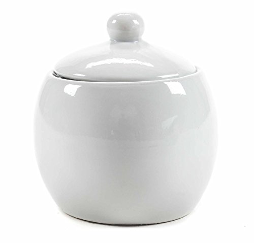 Lattiera Zuccheriera in ceramica, design semplice, senza tempo, 2 pezzi - immagine 3