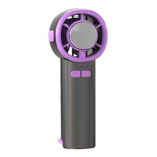 Lembeauty Ventilador De Enfriamiento Con Efecto Hielo - Ventilador Personal Portátil Con Pantalla Digital - Enfriador Semiconductora de Alta Velocidad Recargable para Casa Trabajo Exteriores Playa