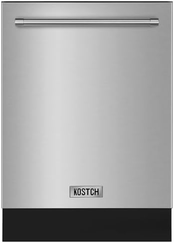 KOSTCH 24 inch Built-In Dishwasher,Top Control 8 Wash Programs Sl...
