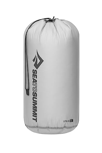 Sea to Summit Ultra-SIL Stuff Sack, Ultralight Outdoor and Travel Storage, 20 Liter, Highrise Grey