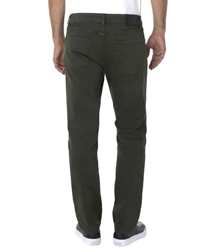 Liverpool Los Angeles, Mens, Regent Relaxed Straight Color Tencel Denim, Pine Grove, Size: 31, Inseam: 322