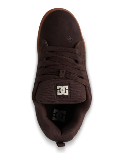 DC Shoes Men's Court Graffik Trainers, Brown Gum, 10 Men