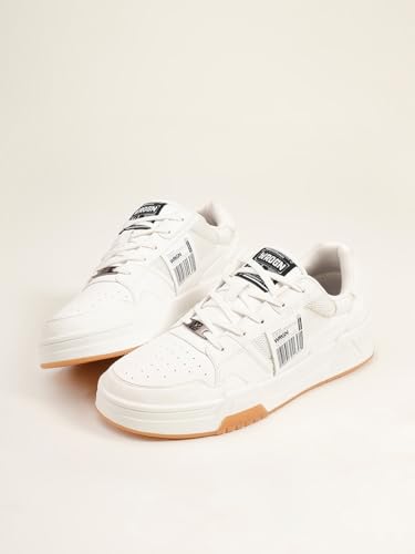 Image of WROGN Men's White Casual Sneakers