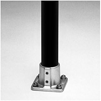 45 Square Floor Flange 1" (Fits with 1" IPS / 1.315" Inside Diameter)