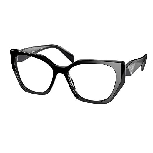 Prada Gafas de Vista PR 18WV Black 52/17/145 mujer