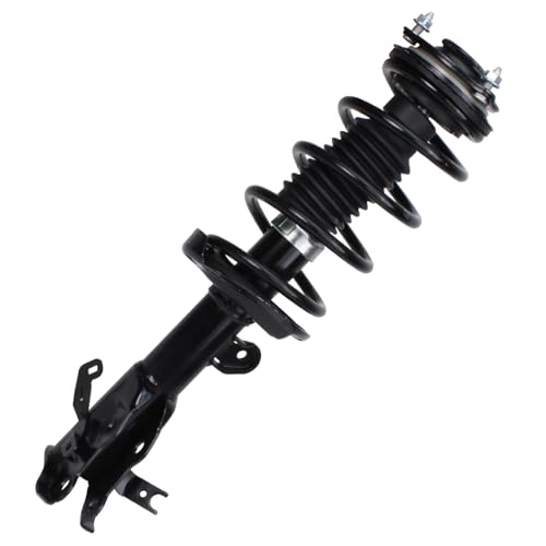 Image of Detroit Axle - Front Struts w /Coil Springs Rear Shock Absorbers Replacement for 2013-2015 Honda Civic EX EX-L LX HF SE - 4pc Set