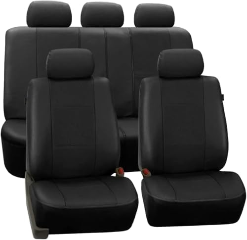 Jogo de Capa Banco Carro Universal em Couro Automotivo (Preto)