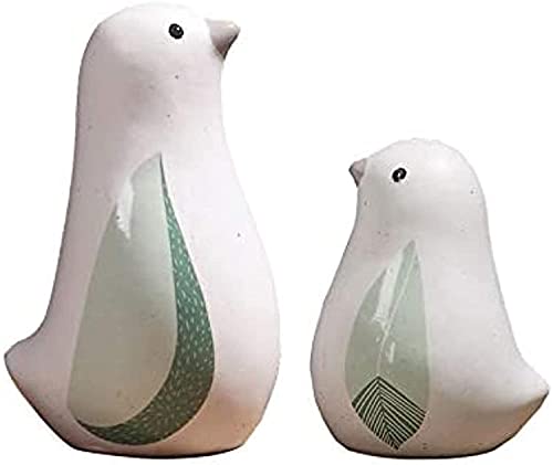 Figurines oiseau en résine cadeau idéal pour bureau et salon