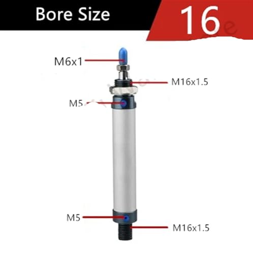 Mini vérin pneumatique MAL 16 pour espace restreint et robotique