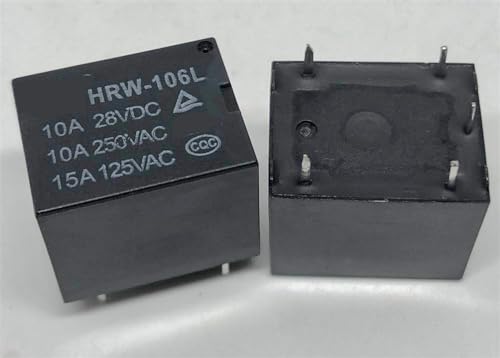 Relé 5 pines HRW-106L 6V componente electrónico T73-1C-10A 3