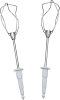 LICHTBLAU Rührbesen 00653471 für Handmixer BOSCH I Ersatz Schneebesen passend für u.a. MFQ35 MFQ36 MQ955 I Bosch Rührbesen mit 4 Drähten I 2502 Zubehör 653471/659071
