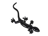 3D Emblem Gecko Schwarz 3D Emblem Gecko mit Schaumstoff Kleberückseite von VmG-Store (Schwarz)