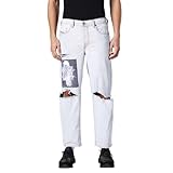 Il se caractérise par une coupe régulière, une taille moyenne et une jambe droite. L'ensemble s'adapte parfaitement aux chaussures de sport et de loisirs. Caractéristiques : Modèle : Dagh 084QZ Coupe : droite droite Matière : 98 % coton, 2 % élasthanne Détails : jean élégant à cinq poches de Diesel Boutonnière avec 4 boutons logo pour fermer Impressions efficaces, trous et usures Nuances élégantes et coutures discrètes sur les poches arrières Le compartiment à monnaie a un logo cousu Au-dessus de la poche arrière droite, le logo Coupe large avec Jambes courtes