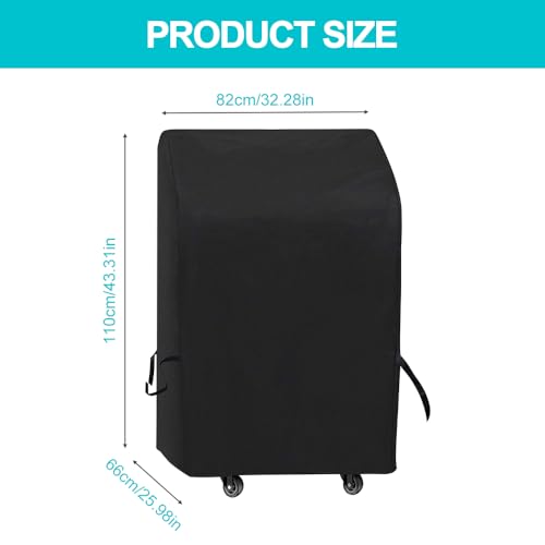 Mineup Grill Abdeckhaube, 82 * 66 * 110CM Grillabdeckung Wetterfest, 420D Oxford Gasgrill Abdeckplane, Grill Barbecue Abdeckung, UV-Schutz Grillabdeckung Schutzhülle
