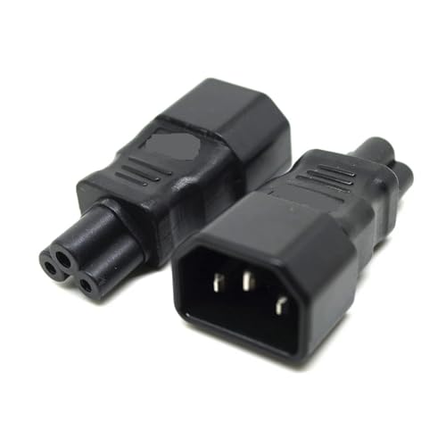 Adaptateur secteur C5 vers C14 pour brancher un chargeur trèfle sur câble d'écran