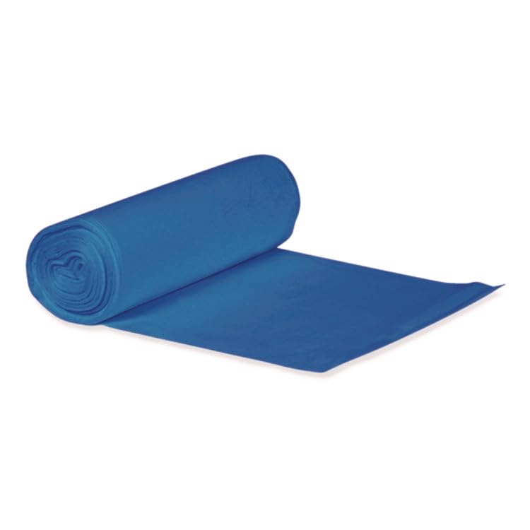 Heritage Z6043HXR01 High-density Waste Can Liners, 23 Gal, 14 Mic, 30 X 43, Blue, 25 Bags/roll, 10 Rolls/carton