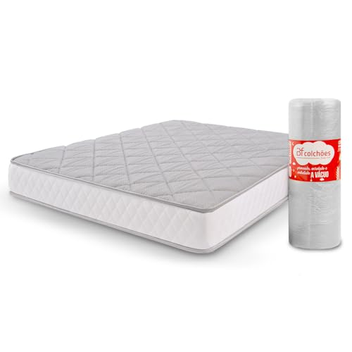 Colchão Viúva de Espuma D33 a Vácuo 128x188cm BF Colchões