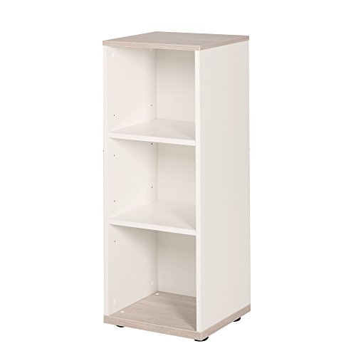 Étagère enfant roba Moritz blanche | Petite bibliothèque bois à 3 cases