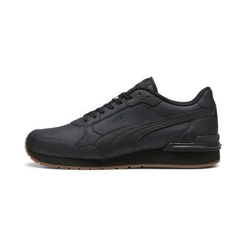 Puma ST Runner V4 L Unisex-Sneaker, Schwarz/Strong Grey-Gum, 9 UK