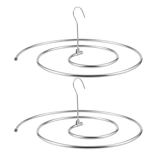 MAGICLULU 2 Estantes De Secado De Colchas En Espiral Que Ahorran Espacio para Perchas De Ropa Voluminosas
