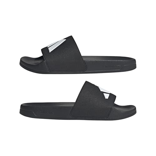 Image of adidas Women ADILETTE SHOWER Synthetic Swim Slide FTWWHT /GOLDMT /BOGOLD | LUT50
