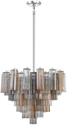 Crystorama Addis 12 Light Polished Chrome Chandelier