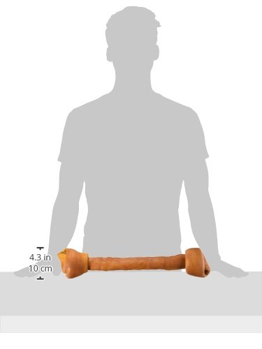 Pork Chomps Roasted Pork Skin Dog Chew, 20-Inch Knot, 1 Count #TOP1