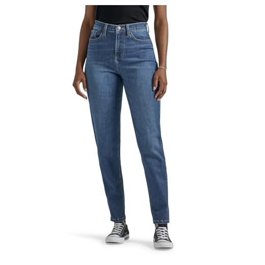 Lee Women's Legendary High Rise Mom Jean, Standout, 12