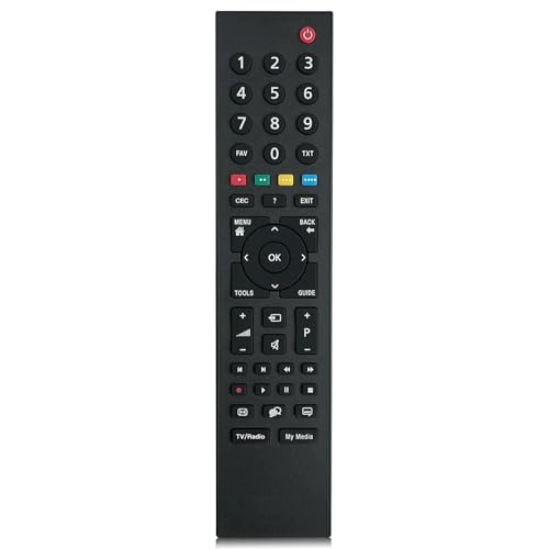 Grundig RC3214801 03 Ersatz-Fernbedienung für Original Grundig LCD LED 3D HD Smart TV, keine Konfiguration erforderlich