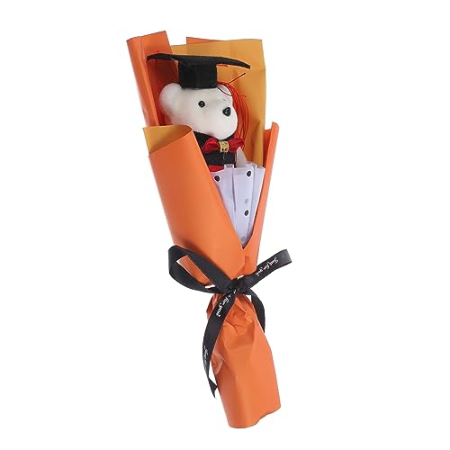 LIFKOME Dr Ours Bouquet Graduation Peluche Animal en Peluche Bouquet De Remise des Diplômes Ours De Graduation De La Maternelle Diplômés Diplôme...