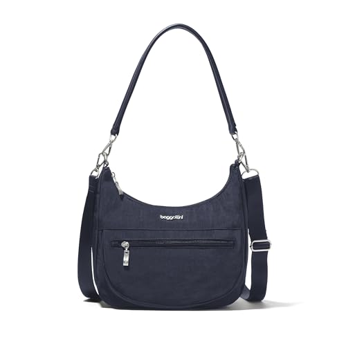 Image of Baggallini Modern Pocket Half Moon 11 inchx10.5 inch Shoulder Women W /Replaceable Straps Converts to Crossbody Bag