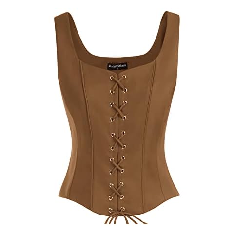 Chaleco Pirata Renacentista SCARLET DARKNESS para Mujer Cover