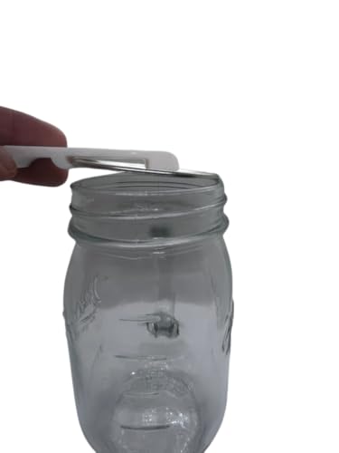 Designz3D Canning and Mason Jar Opener, Easy Release Vacuum Seal for all lids magnetic (White)