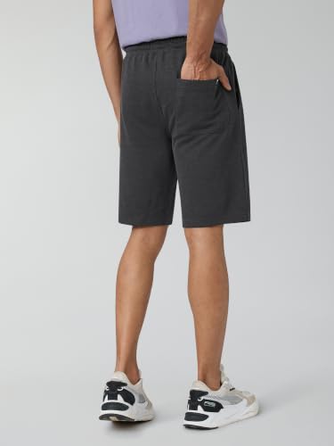 Image of XYXX Men's Nova Cotton Regular Fit Solid Shorts with Side Pockets and No Marks Waistband