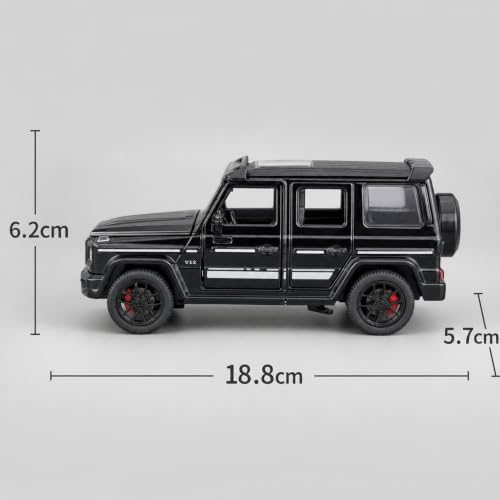 Image of Mercedes G-Class G800 G Wagon 1:36 Scale Die-Cast Metal Car Model - Openable Doors Pull-Back Alloy Luxury SUV Collectible Toy