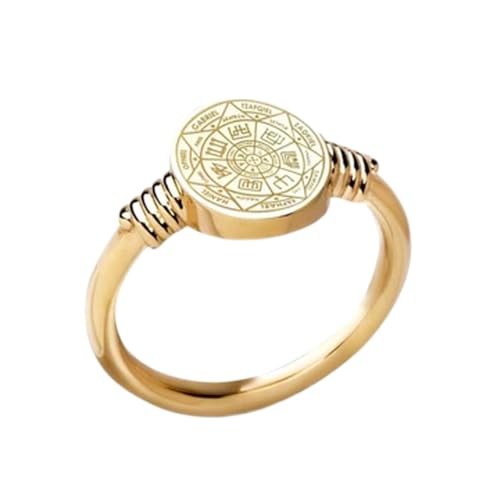 Bague 7 Archanges chevalière en argent et plaqué or pour sublimer votre style quotidien