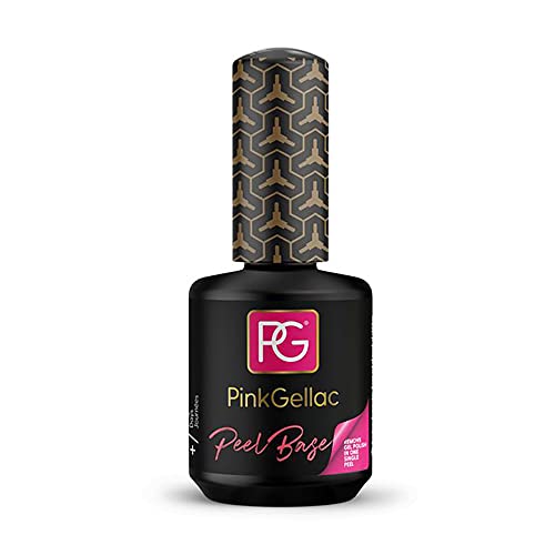 Pink Gellac Peel Base - Peelable Base Coat for Easy Gel Polish Removal image 3