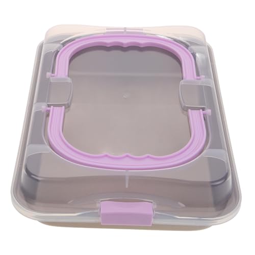 Zerodeko Hornear Rectangular Para Galletas y Pasteles Transportar Para Repostería Color Champán
