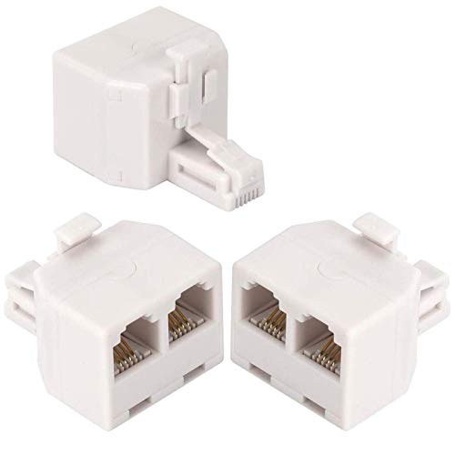 Divisores de teléfono de dos vías para conectar dos terminales fijos a una sola roseta RJ11
